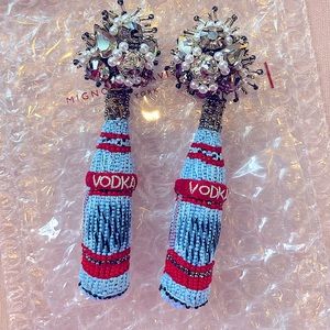 NEW MIGNONNE GAVIGAN BEADED VODKA EARRINGS
